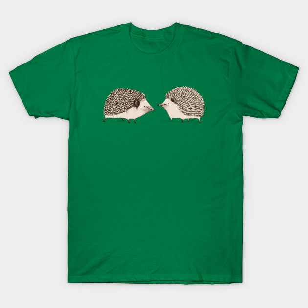 Two Hedgehogs T-Shirt by Sophie Corrigan